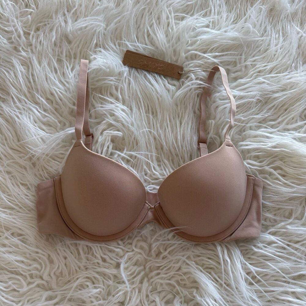 Skims Fits Everybody Push Up Demi Bra Clay Size 32A